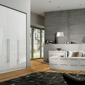 Odyssey White Gloss Bedroom