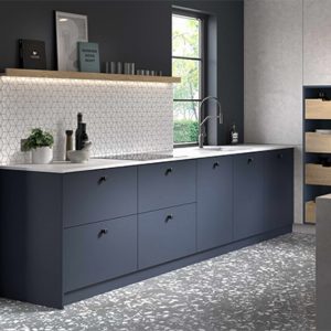 Unity Indigo Blue Supermatt & Brunswick Concrete 2