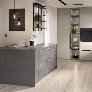 Unity Pebble Grey Supermatt & Trellick Concrete (1)